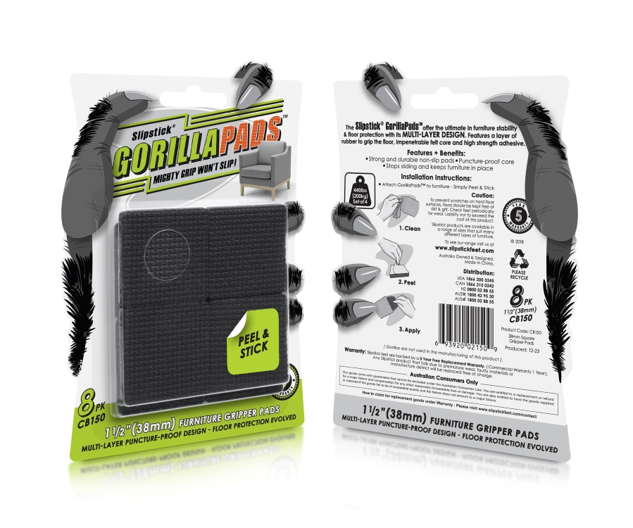 CB150 GorillaPads Blister Card FB Derc23