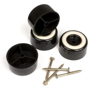 Set of 4, 1” (25mm) Tall Gripper Feet, Black – CB511 | Slipstick Foot