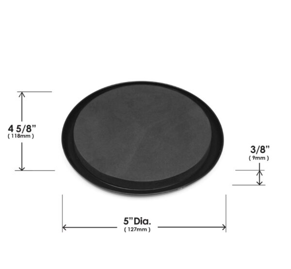 Set of 8 – 5” (127mm) Plastic Furniture Sliders, Black – CB132 - Image 5