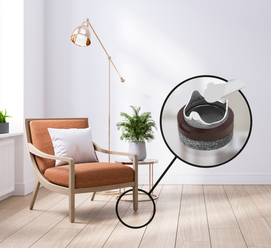 CBWR Gorilla Felt mm Diameter Tap In Use