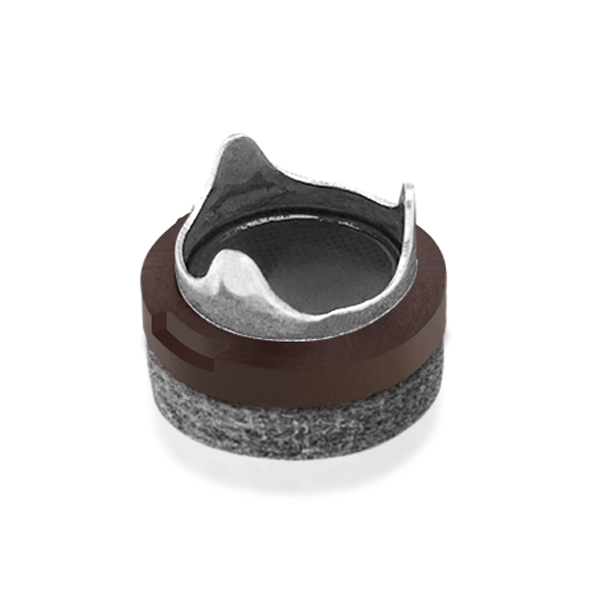 CBWR Gorilla Felt Serrated Ring Single