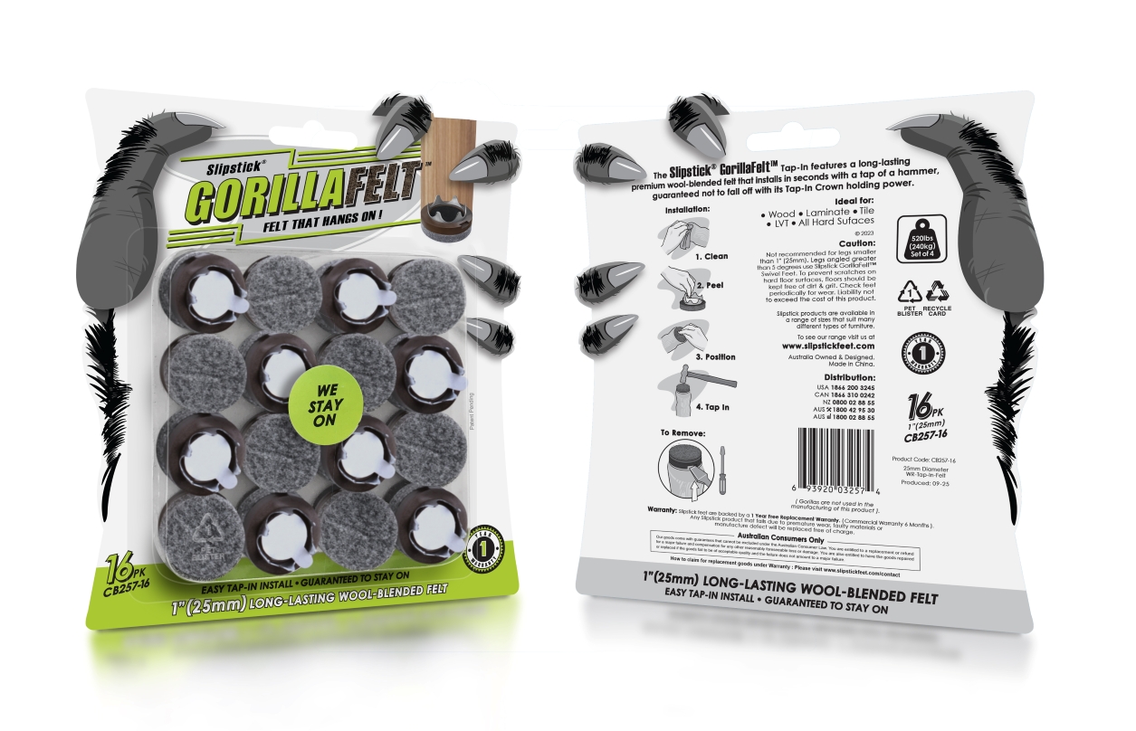 CB (WR) GorillaFelt Front+Back Update