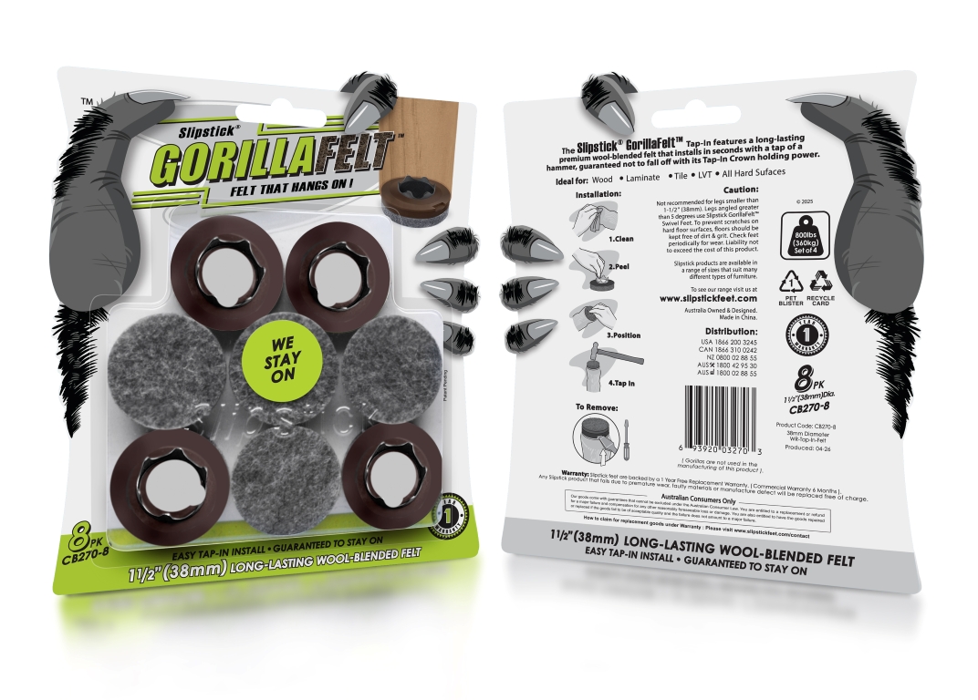 CB (WR) GorillaFelt Artwork Redefined Actual Darker F+B