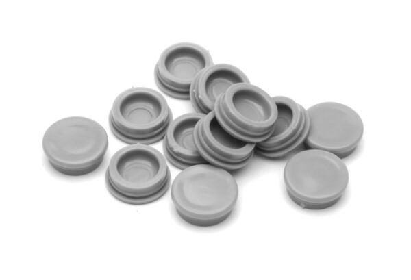 Set of 16, 3/4” (19mm) Gorilla Glide Replacement Caps, Grey – CB194 - Image 3