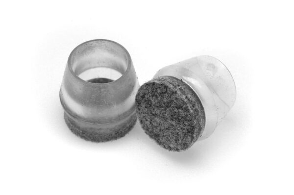 Set of 8 – 16-19mm (5/8” - 3/4”) Clear Sleeve Felt, Clear/Grey – CB9152 - Image 3