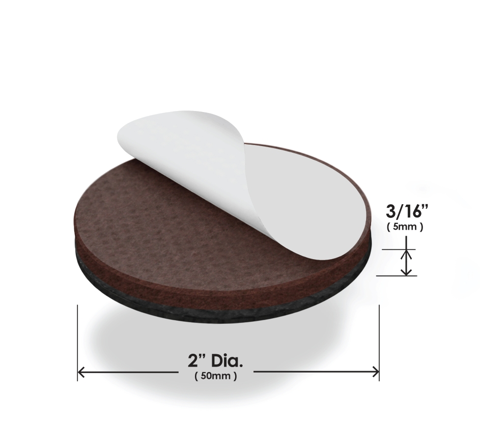 CB Gorilla Pads mm Diameter Dimensional