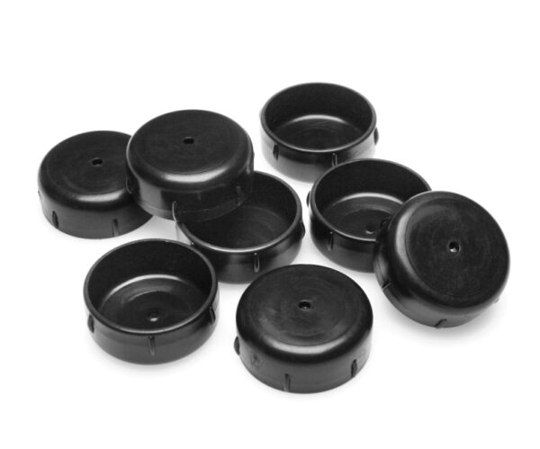 Set of 8, 1-1/2” (38mm) Wrought Iron Nylon Glide Cap - CB5042 - Image 6